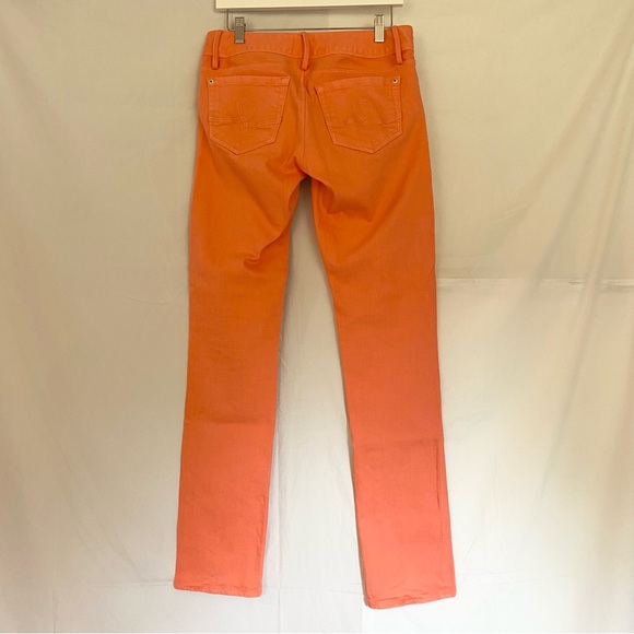Lilly Pulitzer Coral Worth Straight Jean Pants Size 6 - Picture 2 of 10